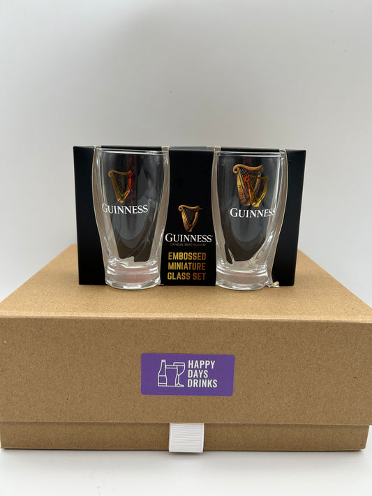 Branded Guinness shot glasses!
