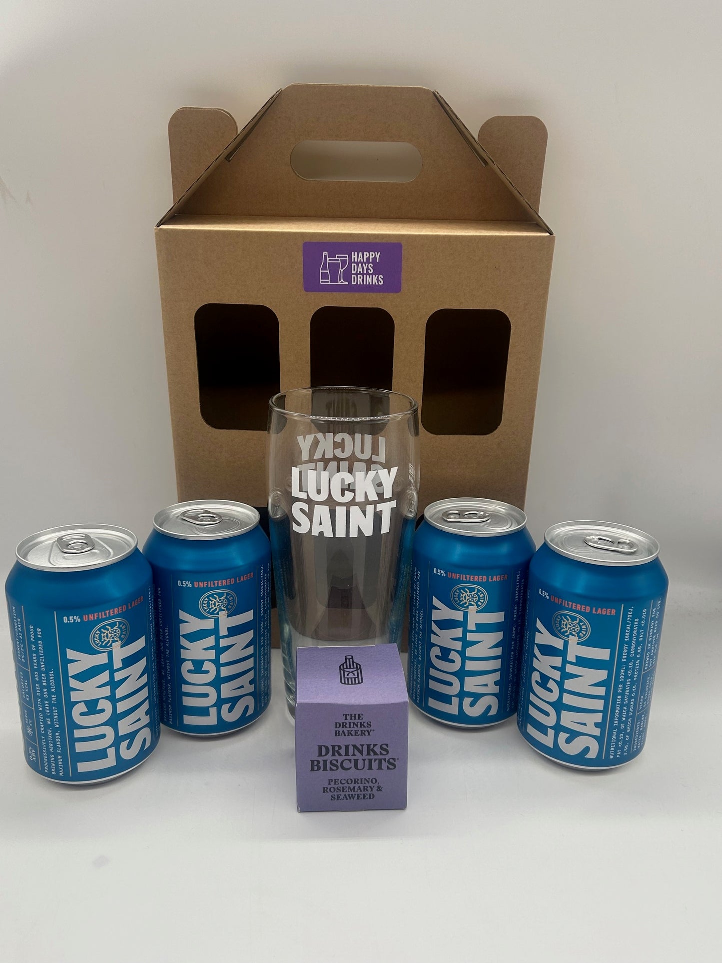 Lucky Saint Unfiltered Lager Beer Box Set